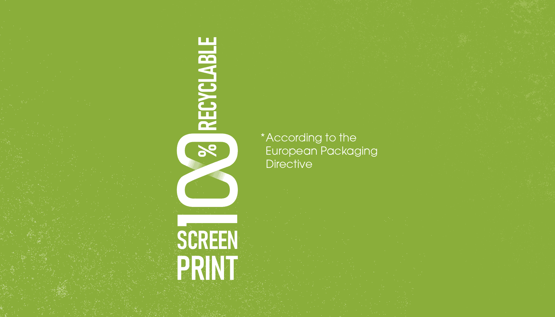 screen print is 100% recyclable